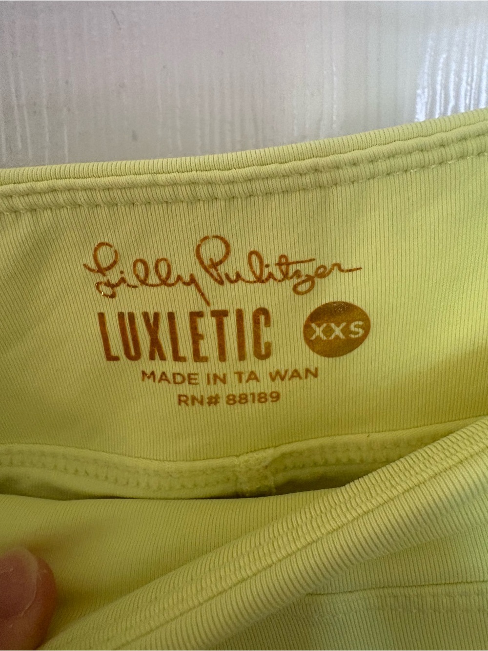 NWOT Never Worn Lilly Pulitzer Neon Yellow Pleated Tennis Skirt - Picture 2 of 4